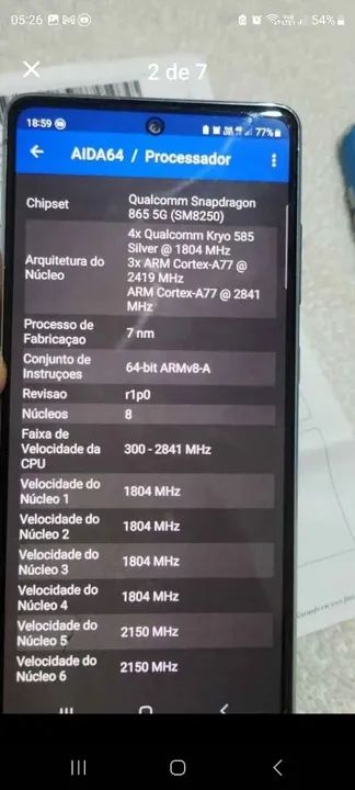 V/T GALAXY S20FE SNAPDRAGON COMPLETO  - Foto 3