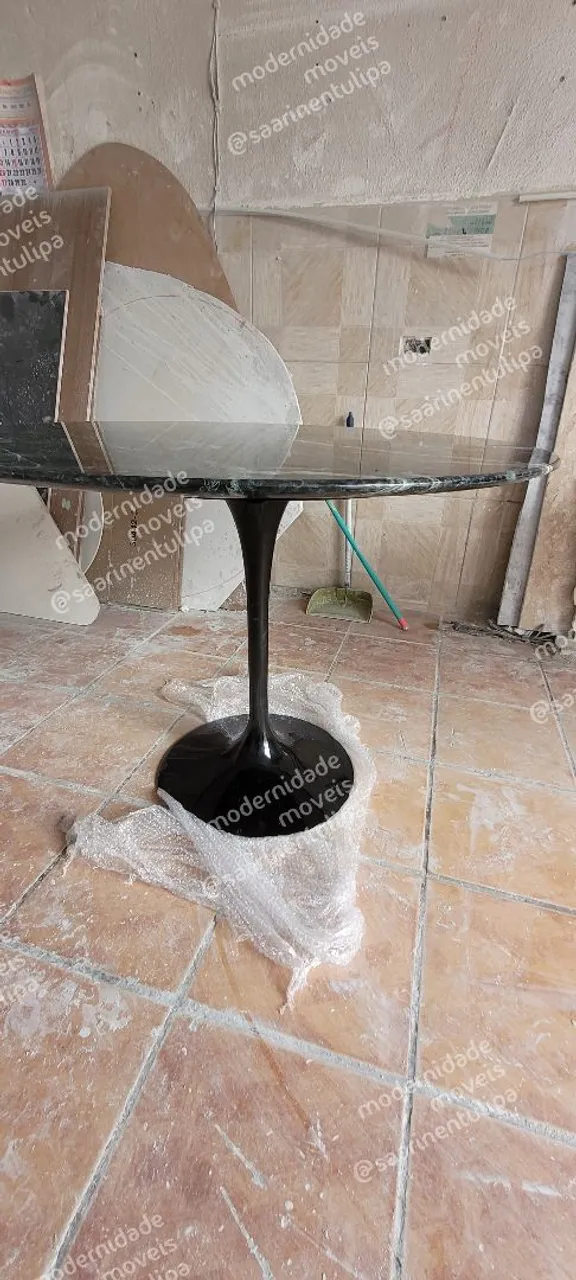 Mesa de jantar Saarimen marmore Verde Alpi 130
