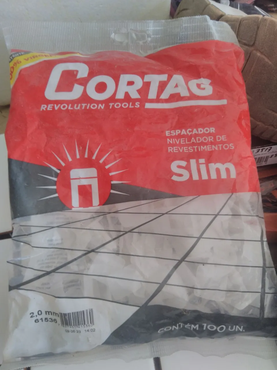 Espaçador Nivelador e Cunha de Revestimentos Cortag Slim 2,0mm