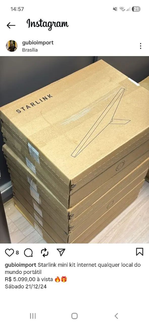 Kit Starlink Mini Via Satelite - Foto 2