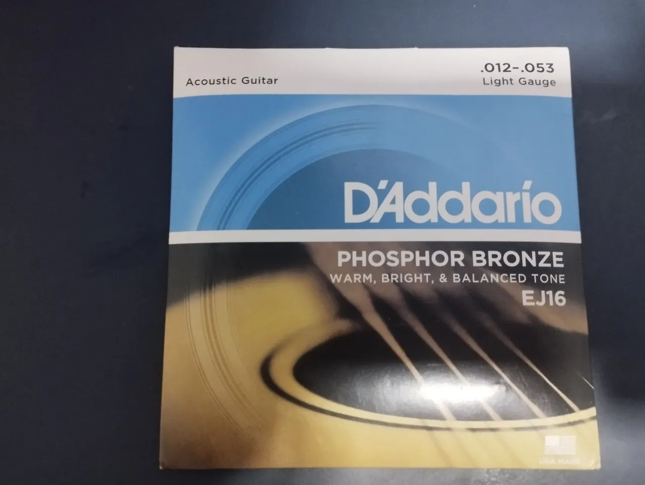 Cordas para Violão D'Addario Phosphor Bronze EJ16 - Novo