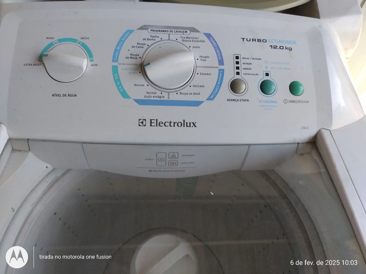 LAVADORA ELECTROLUX LTE12 220V