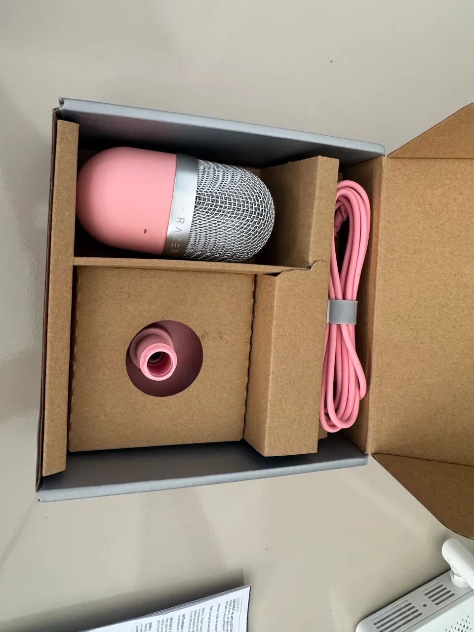 Microfone Razer Seiren Mini - Rosa (NOVO)  - Foto 4