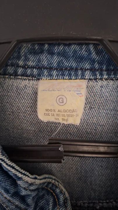 Jaqueta Jeans Vintage com CGC  - Foto 5