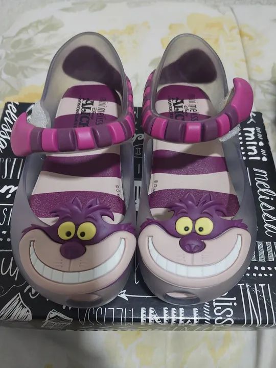 Sandálias Melissa Alice no País das Maravilhas - Tamanho 22