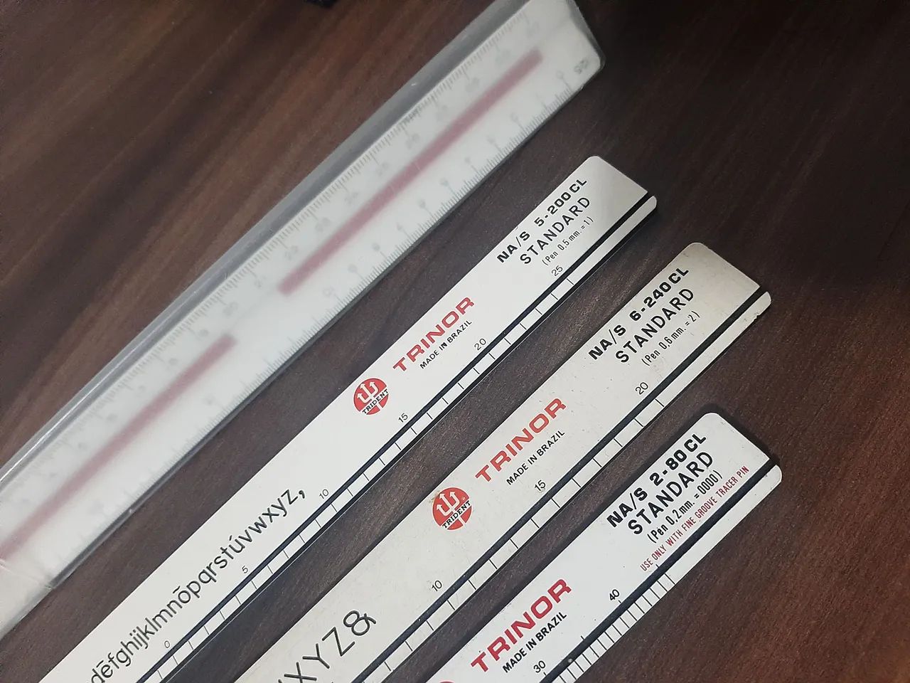 Réguas e Escalas Técnicas Trident e Trinor - Foto 2
