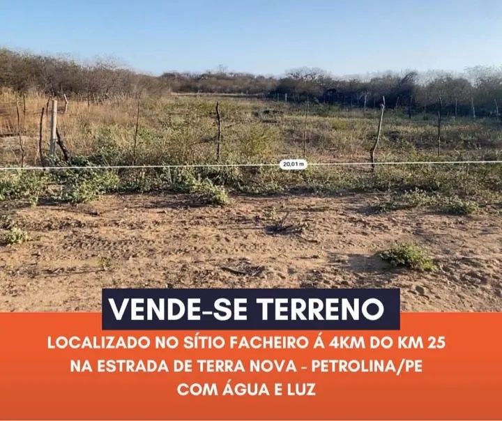 Terreno em Petrolina - Sítio Facheiro - 4km do KM 25