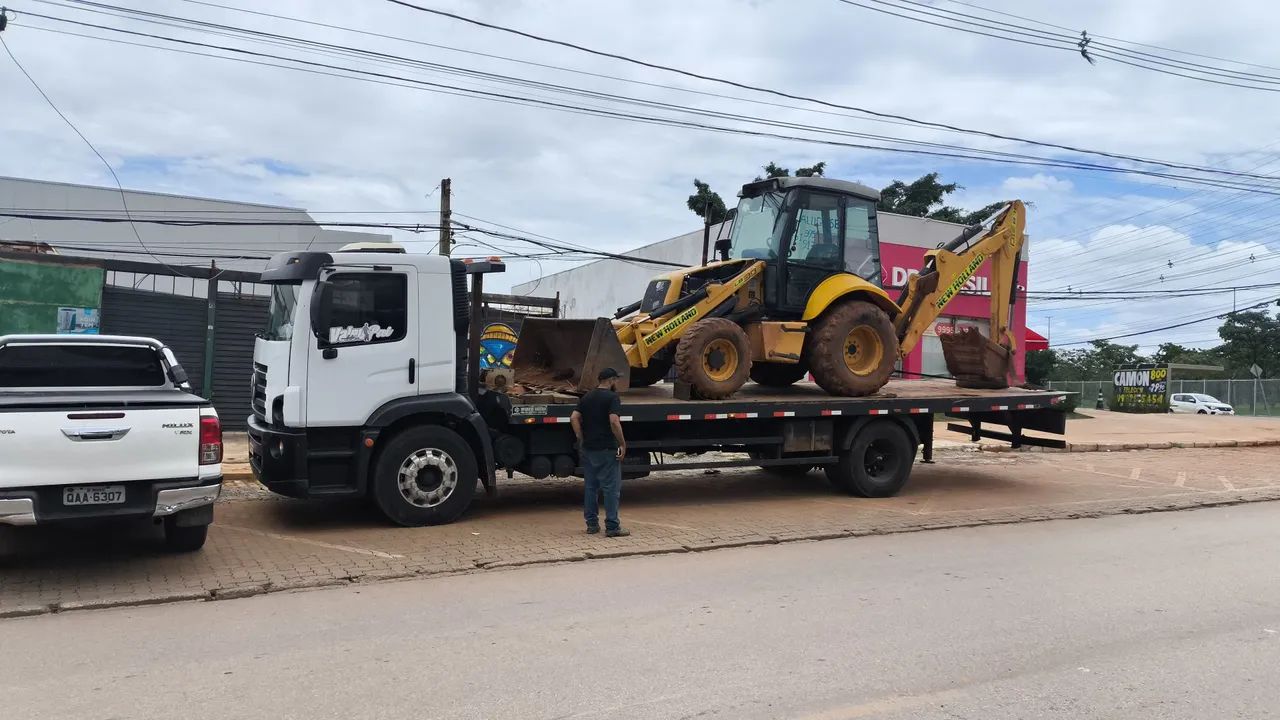 Transporte de retroescavadeira 