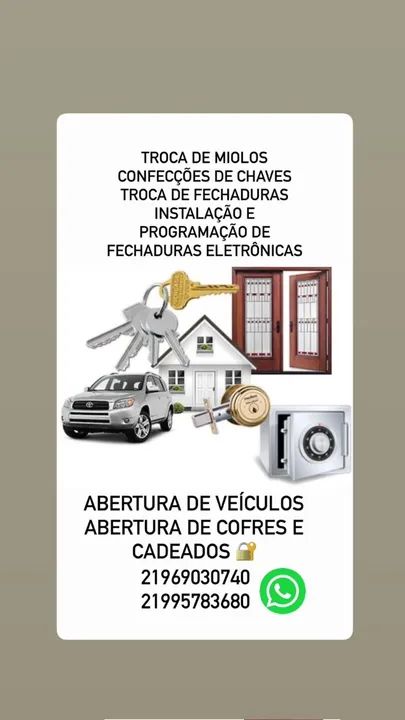 Chaveiro Mangaratiba 24 horas! Ligou chegou. - Foto 2