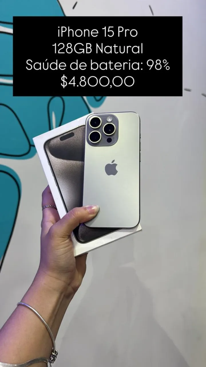 Apple iPhone 15 ブラック 128GB 電池容量98% Apple iPhone 15 128 GB Preto | RTEC Os melhores smartphones você