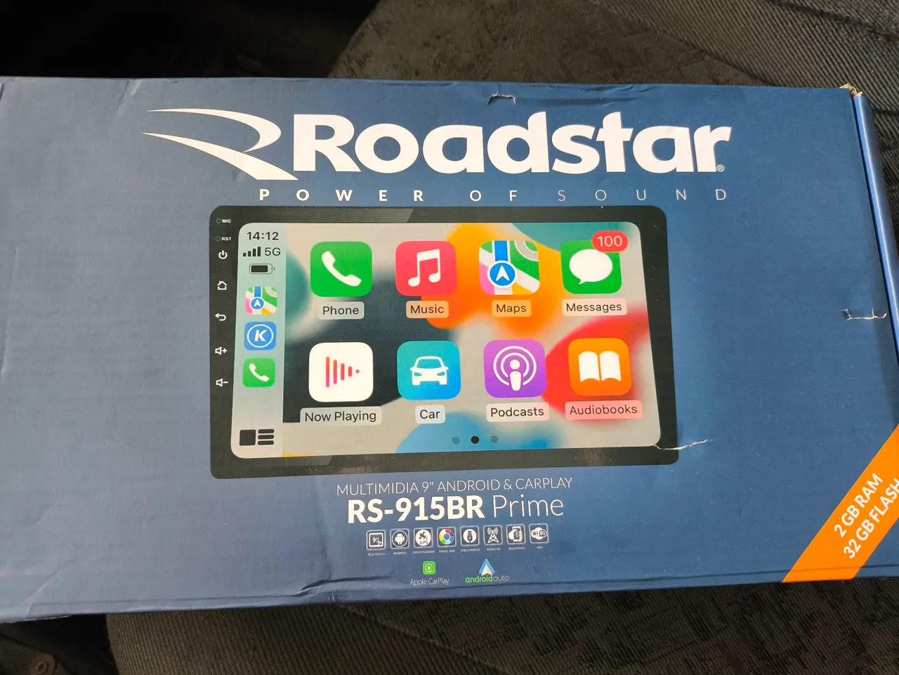 Central Multimídia Roadstar RS-915BR Prime 9 Polegadas