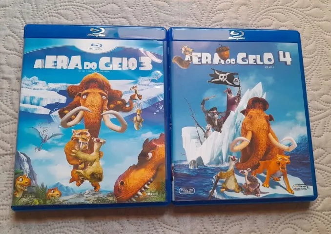 A Era do Gelo 1 e 2 (bluray 2 discos)