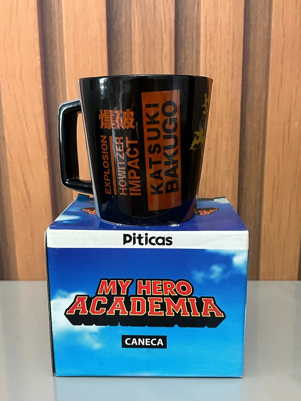 Caneca My Hero Academia Bakugo - Piticas, 390 ml, nova na caixa - Foto 2