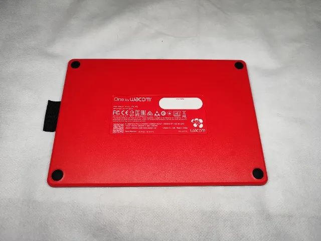 Mesa Digitalizadora One By Wacom CTL472 Cor Preto e Vermelho - Foto 3