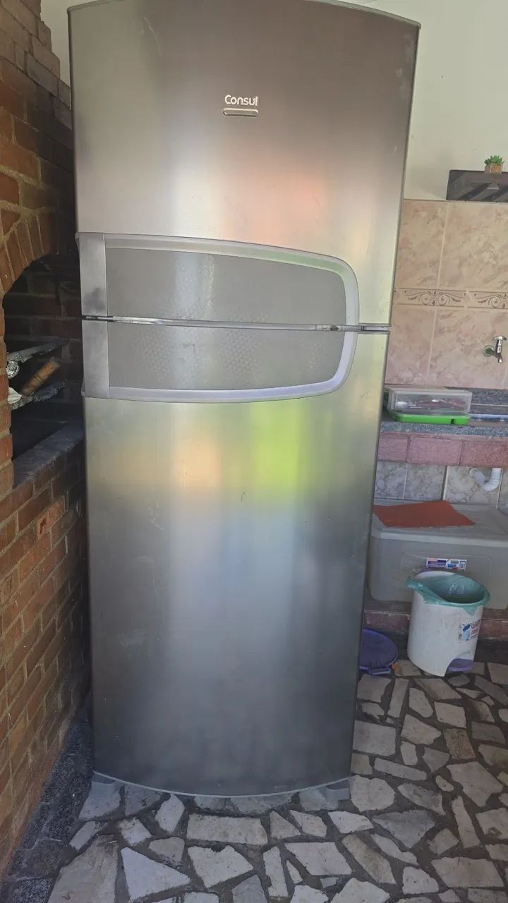 Geladeira consul 461, Inox - Foto 2
