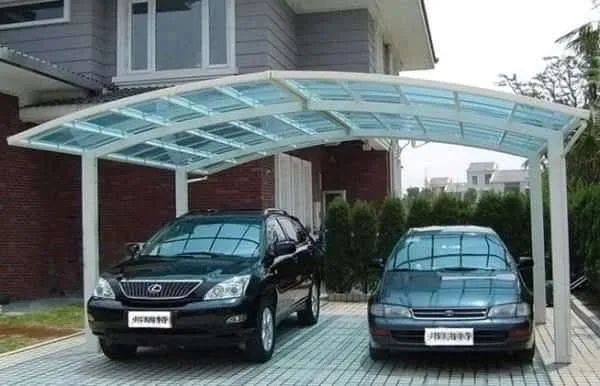 Toldos em policarbonato compacto e Policarbonato alveolar 6mm