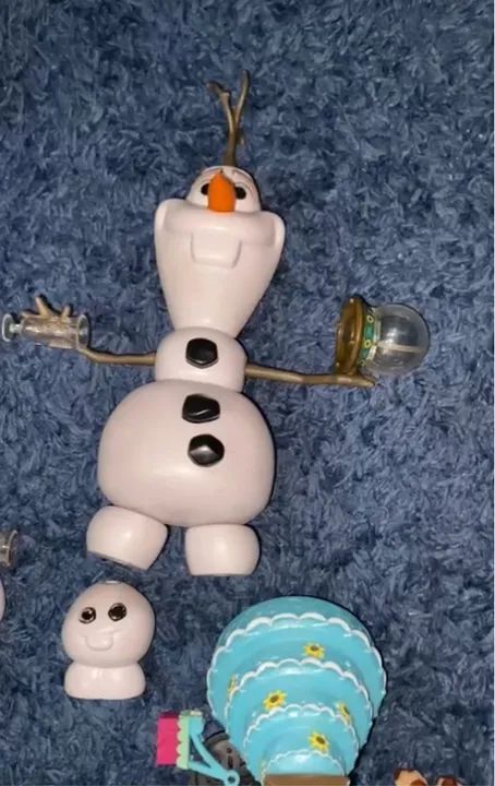 heróis - McDonald?s -bolas - rede basquete - kit frozen olaf  - Foto 2