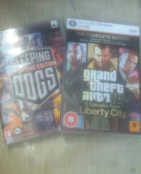 Jogo para PC Sleepping Dog e GTA