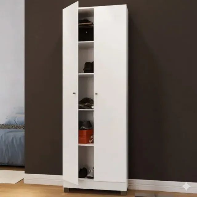 Multiuso xangai pratico com 2 portas branco
