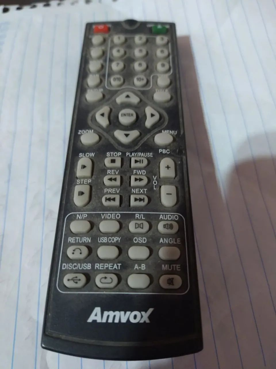 Controle Remoto Amvox DVD,Bluetooth Ray,Vídeo 