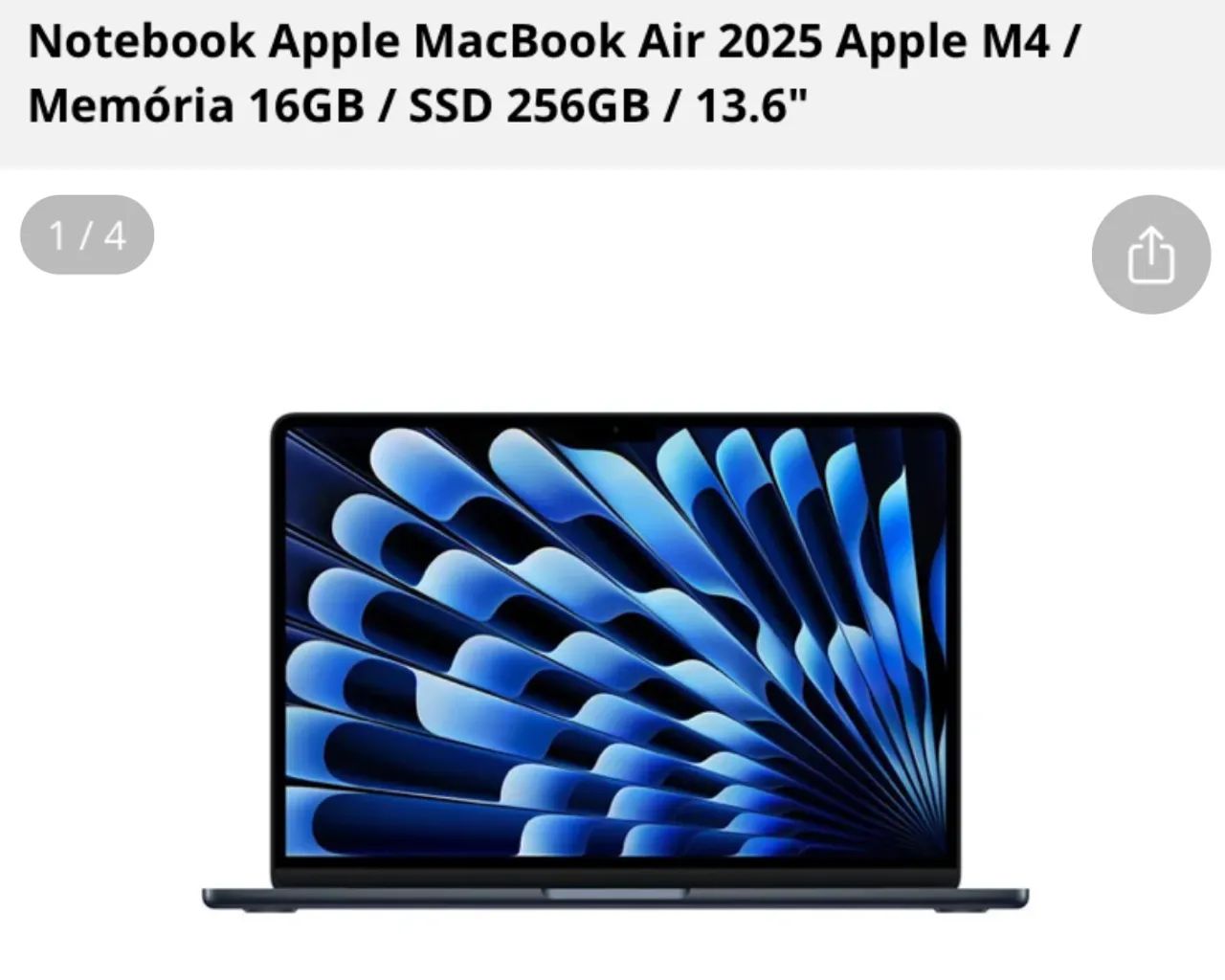 Macbook Air M4 2025 - Notebooks - Aquiraz 1457064204 | OLX