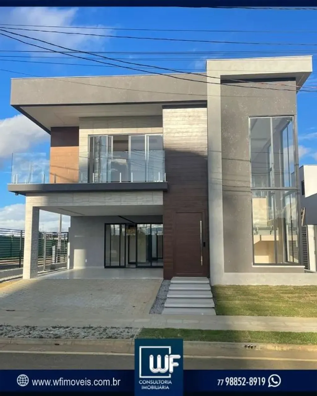 Casa Alphaville 2 com 4 Suítes, Piscina grande integrada a área gourmet