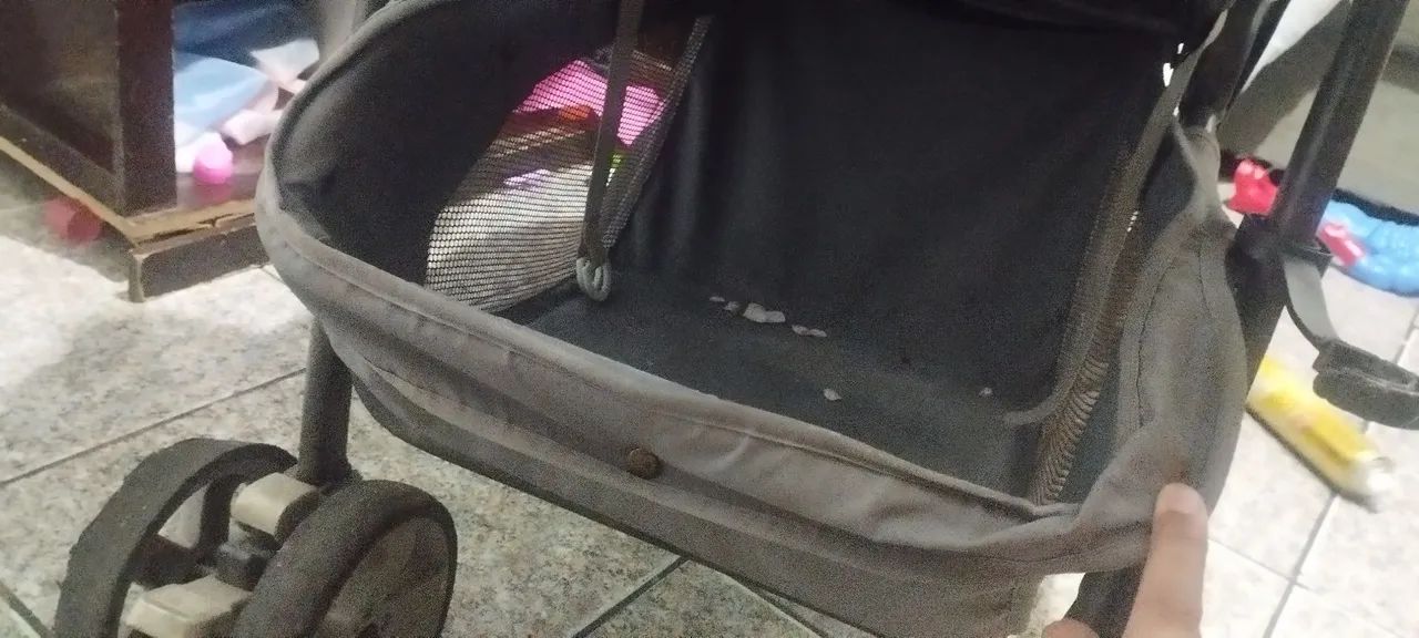 Carrinho de Bebê - Cinza - Foto 6