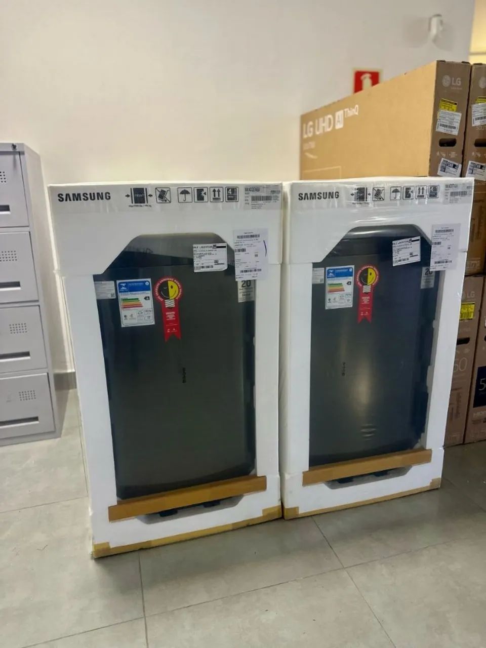 Lavadora Samsung 14kg WA14CG Smart Digital Inverter Black 127V - Foto 3