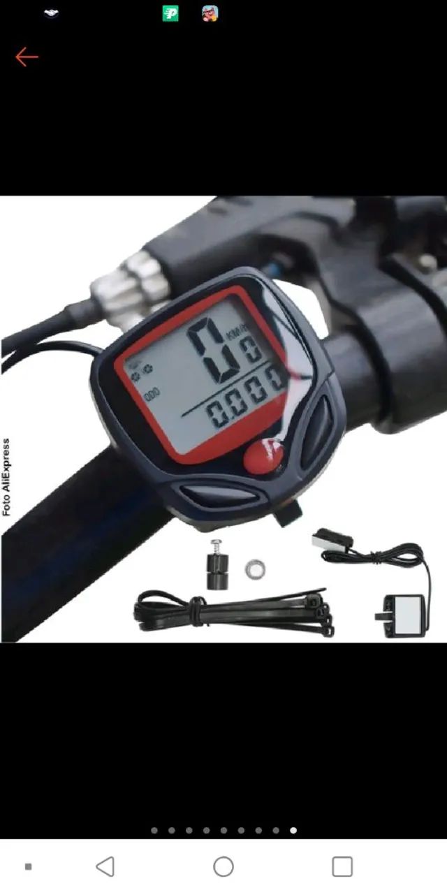 Kit Completo para Bicicleta: Farol, Lanterna e Computador - Foto 4