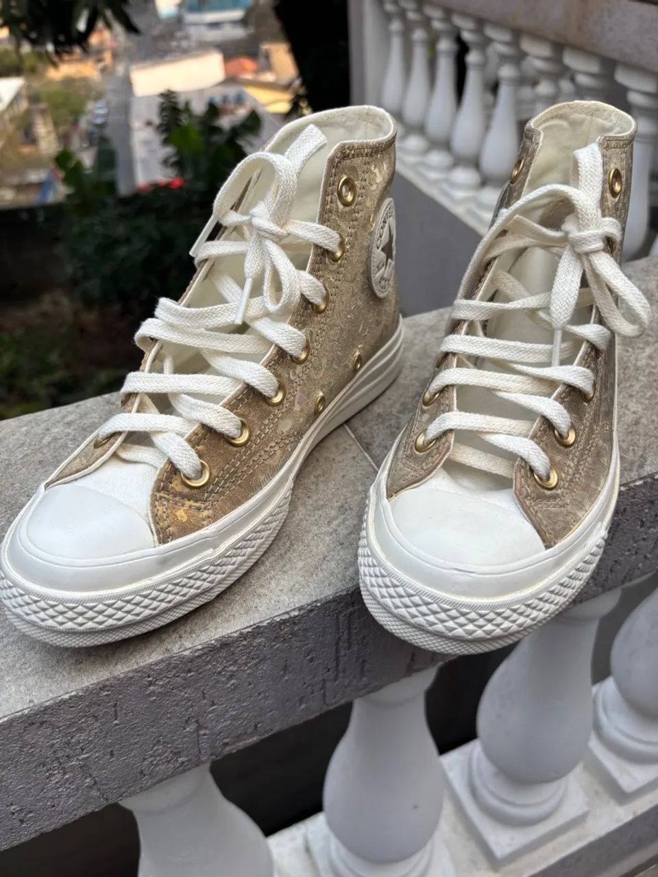 Converse All Star Chuck 70 Dourado - Foto 2