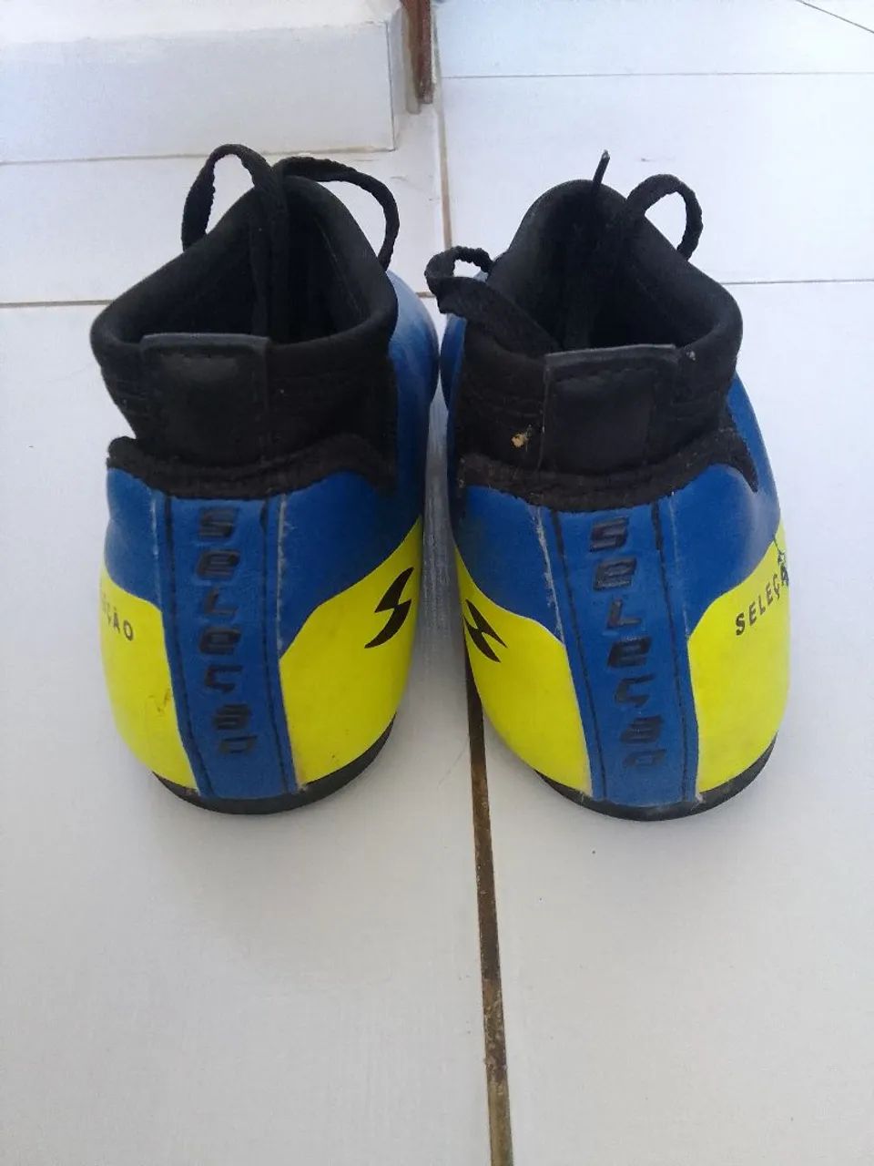 Chuteira Adidas Azul - Foto 4