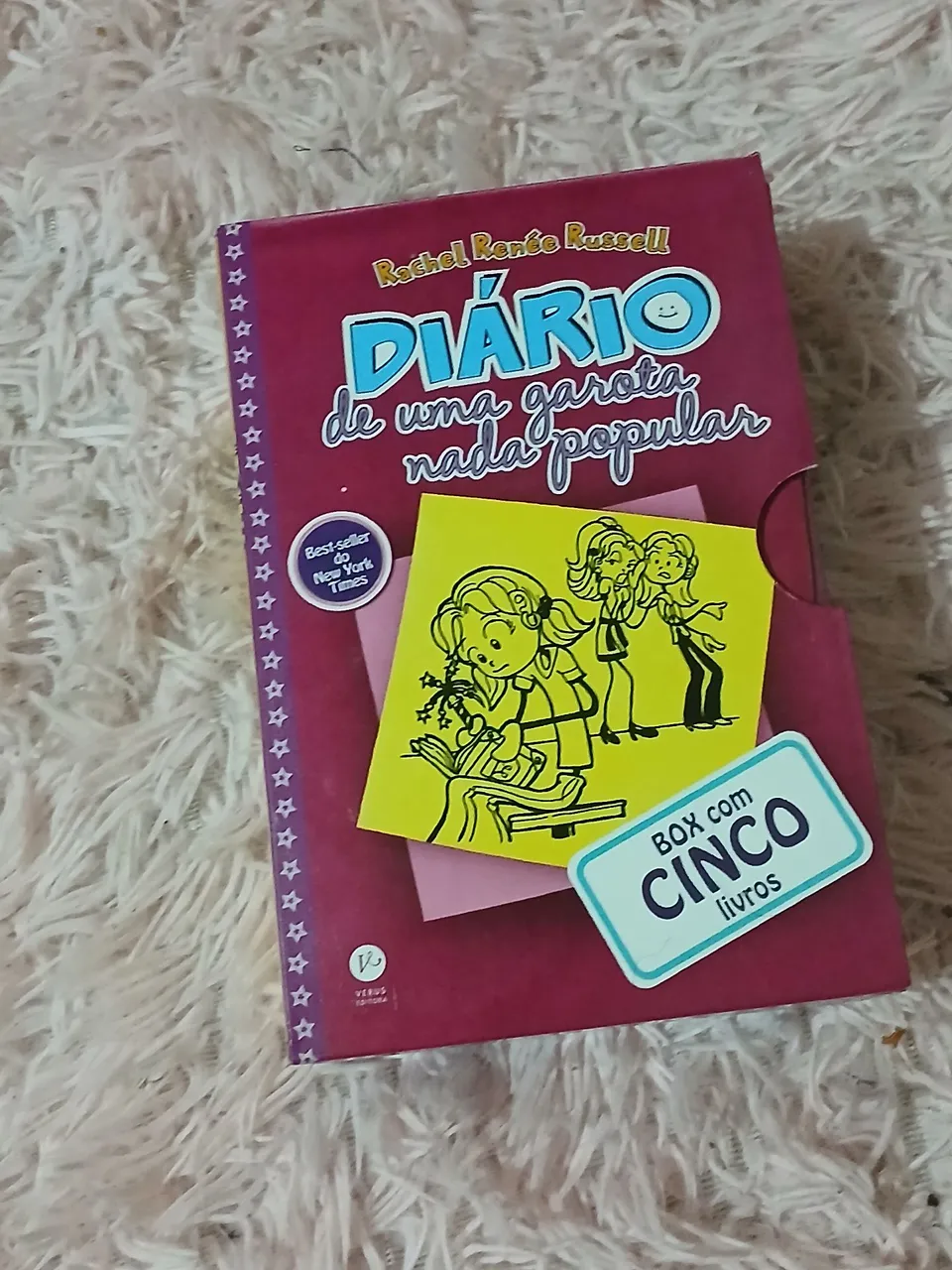 Diário de Uma Garota Nada Popular - Box com 5 livros com adesivos 