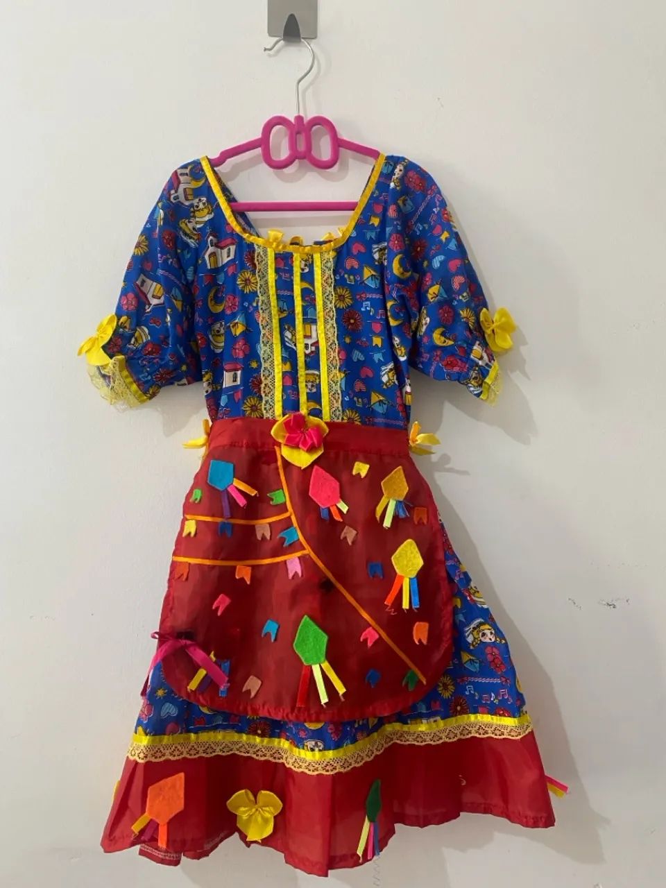Vestido Festa Junina Infantil - 6 anos 