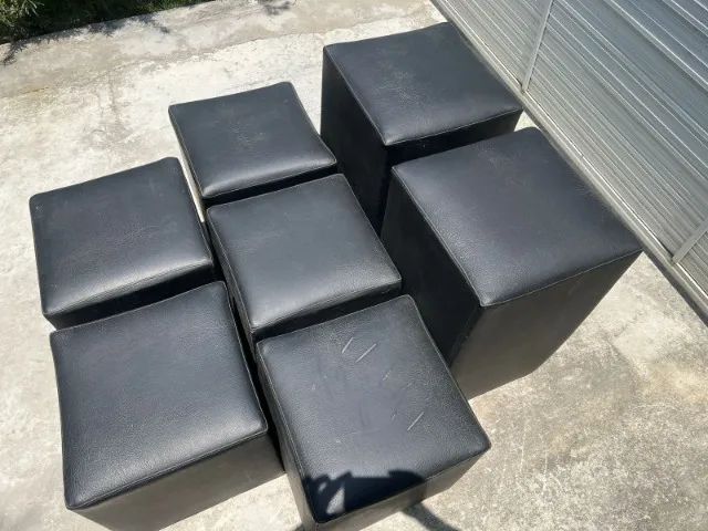 CONFORTO E ESTILO! Puffs Versáteis - Dê um Charme Extra ao Seu Ambiente! - Foto 3