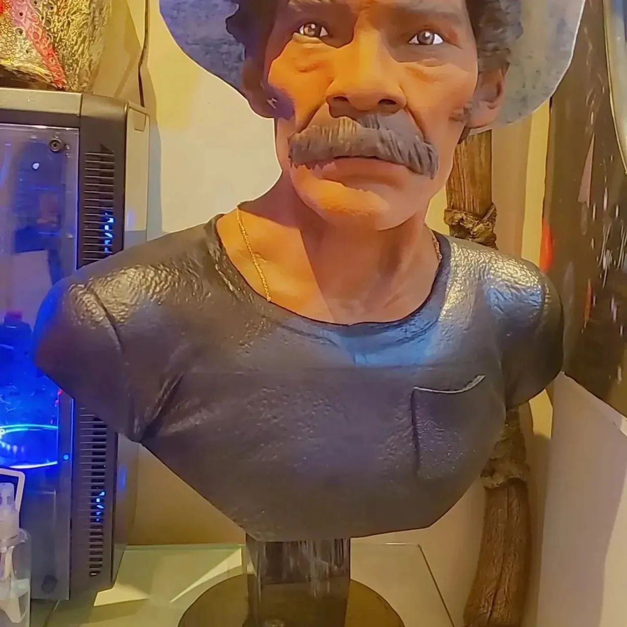 Busto Seu Madruga feito em impressão 3D action figure 