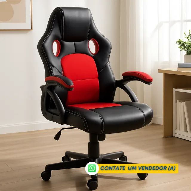 Cadeira Gamer Nova na Caixa Microlar - Já com Entrega