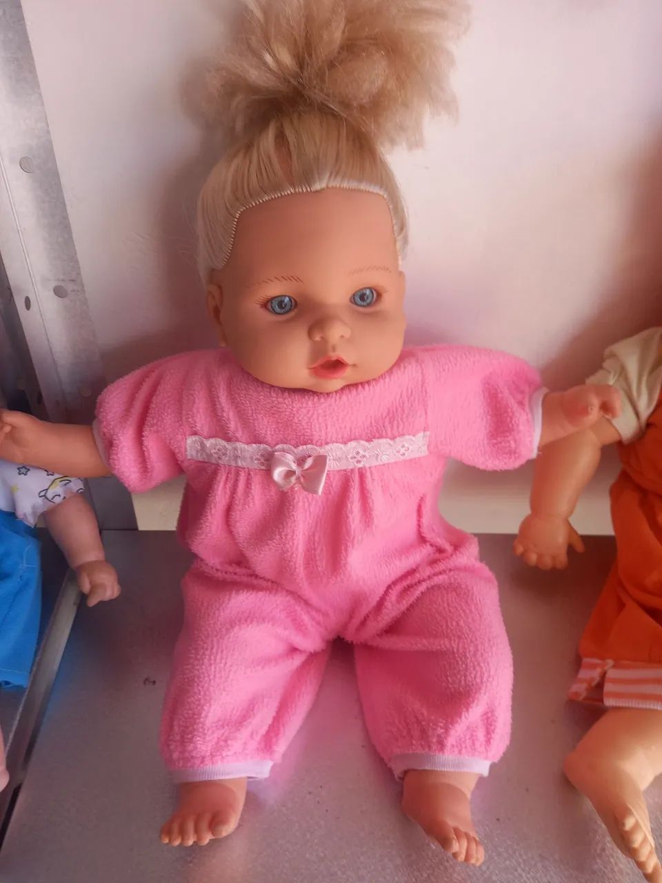 Boneca de pano para bebê - R$40,00 - Foto 3