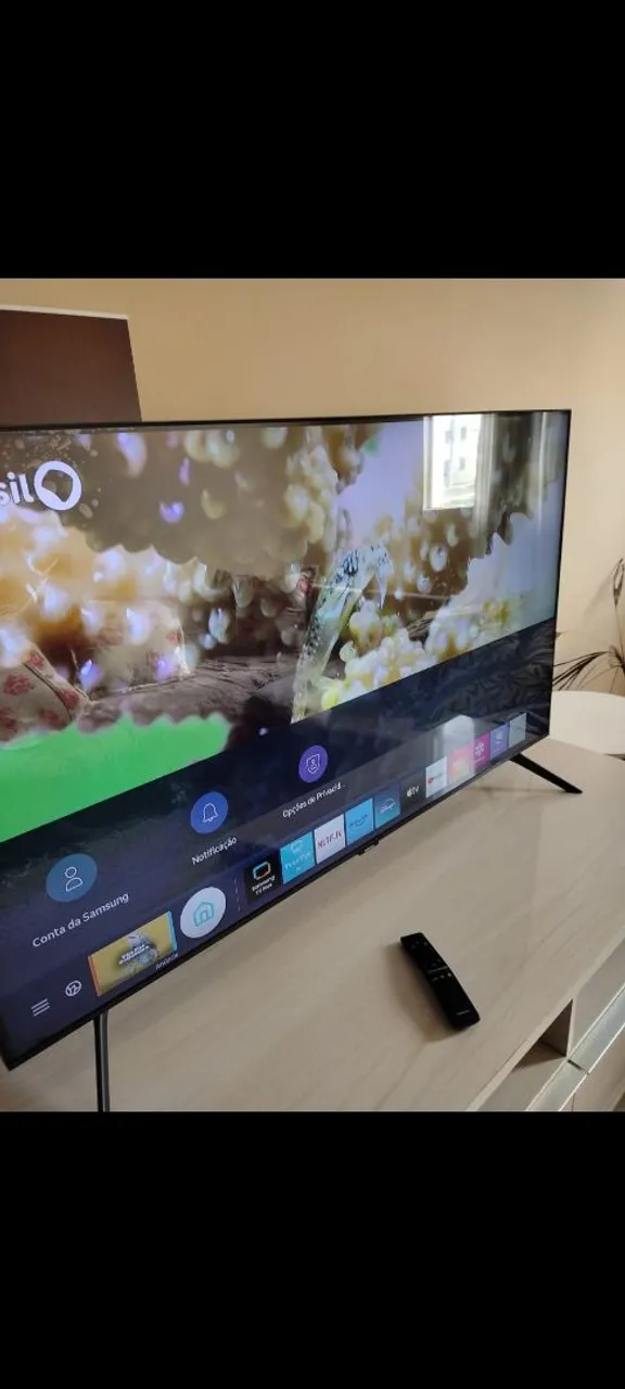 TV Samsung Smart 4k 50 polegadas tv 3 em 1 nota garantia