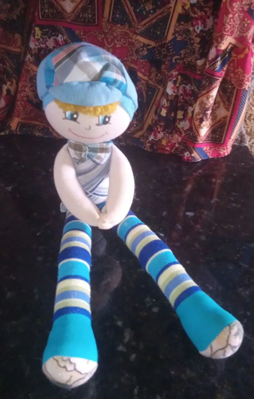 Boneco de pano artesanal - Foto 5