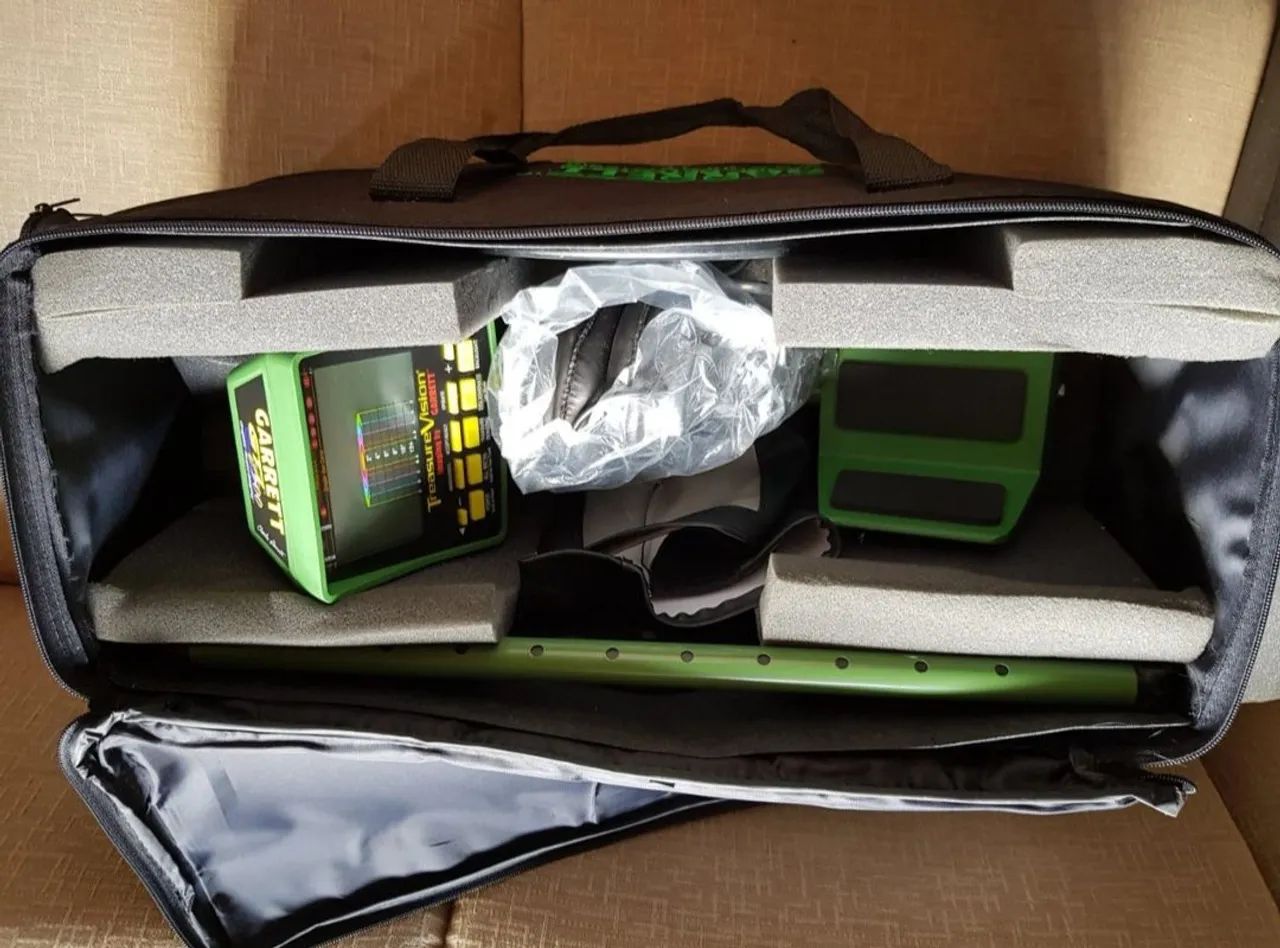 Detector de Metais GARRET GTI 2500 com 2 bobinas e bolsa de transporte - Foto 4