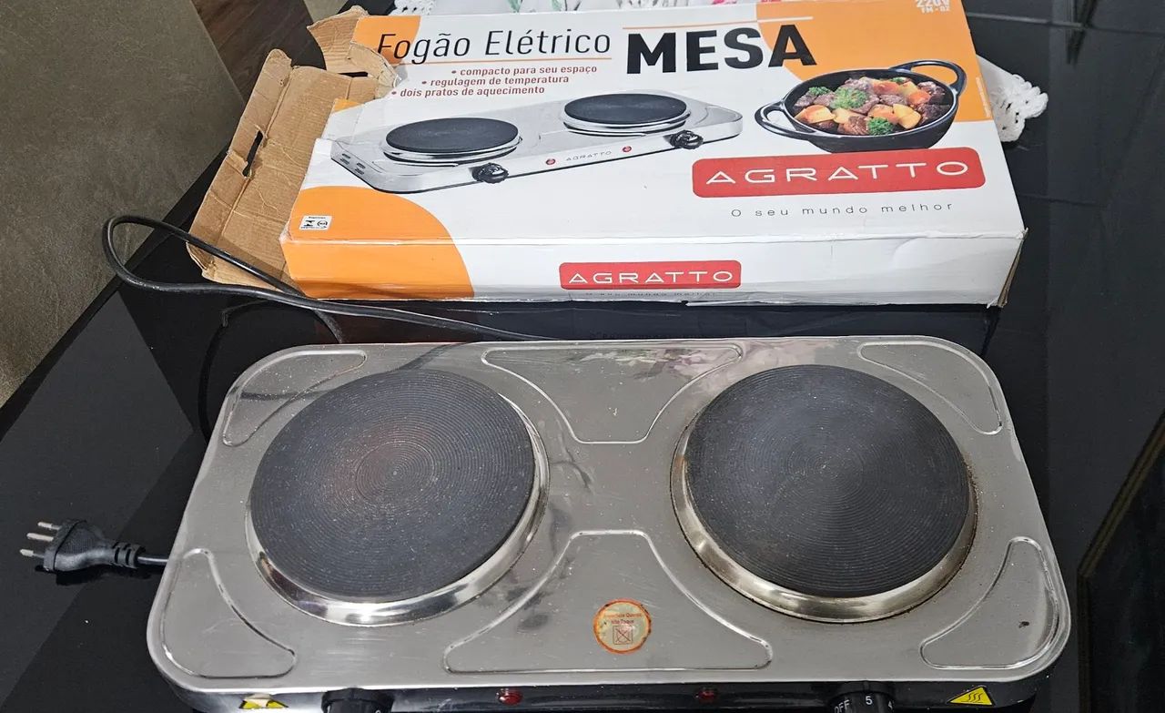 Fogão Elétrico de Mesa Agratto