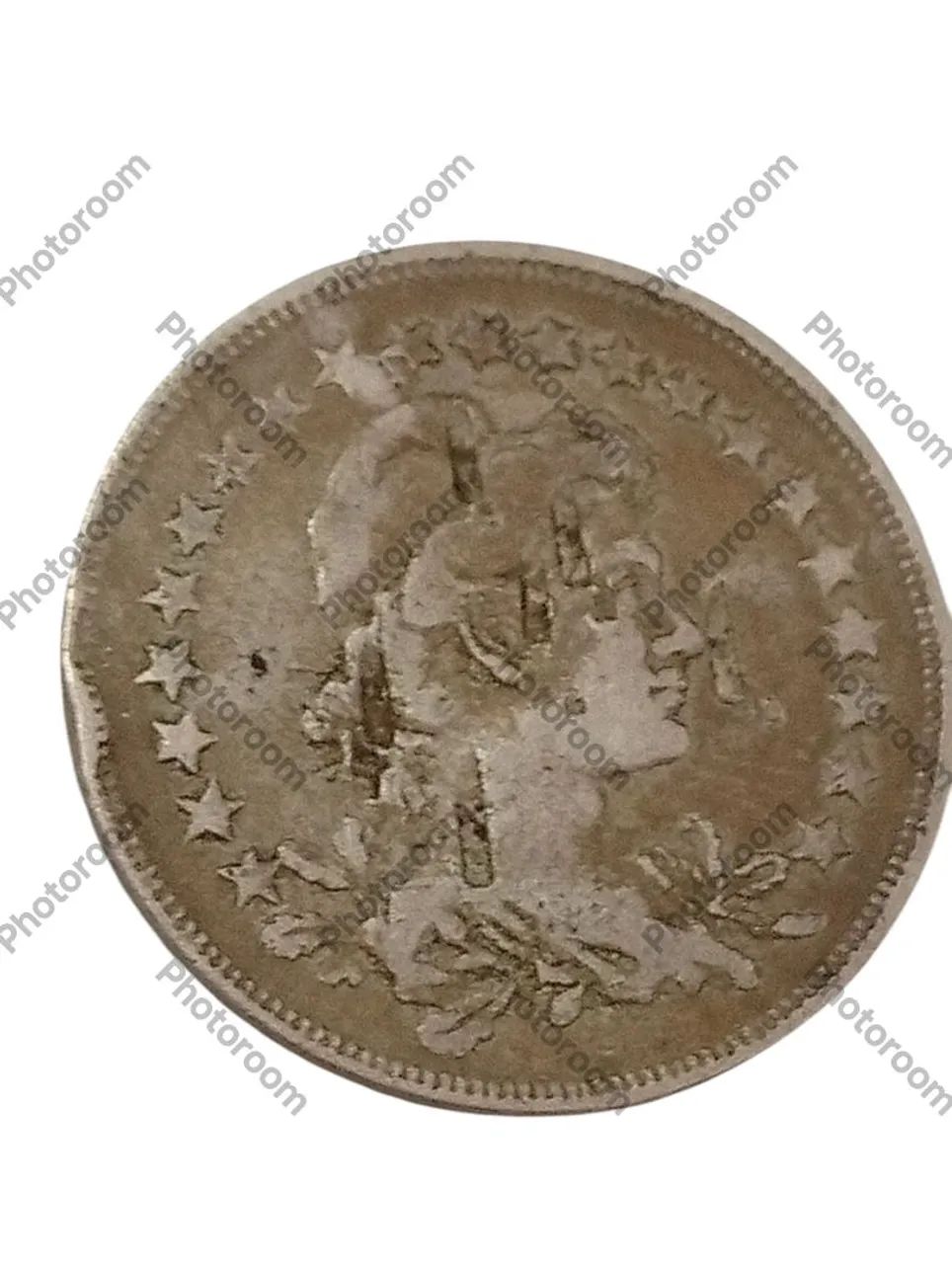 Moeda 200 Réis com defeito1920 - Foto 2