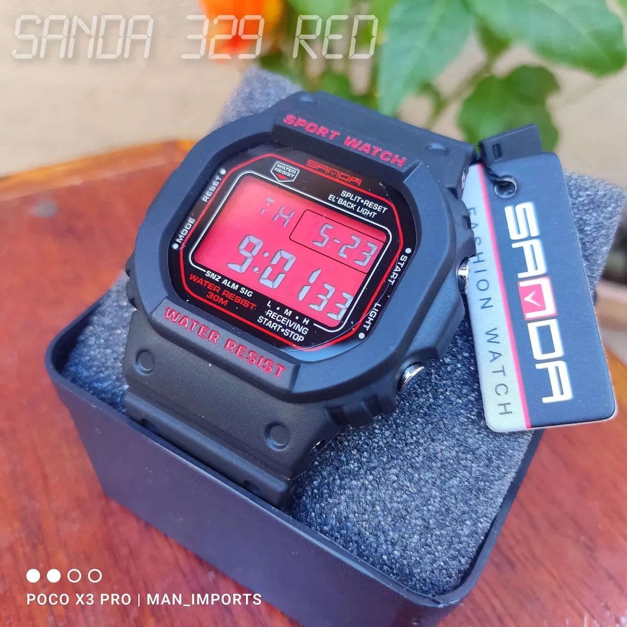 SANDA 329 - Relógio Digital Led, Multifunções. - Foto 2