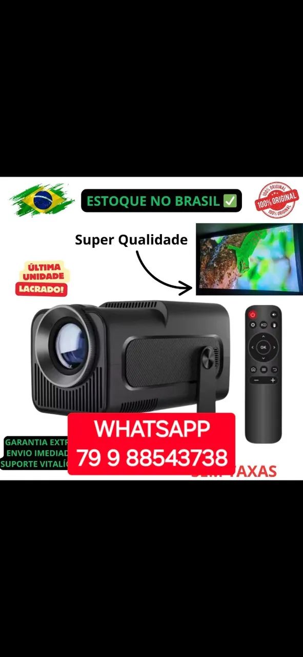 PROJETOR 2 LANÇAMENTOS! COISA FINA E BOA. ORIGINAL! PARE DE PERDER TEMPO COM COISA RUIM