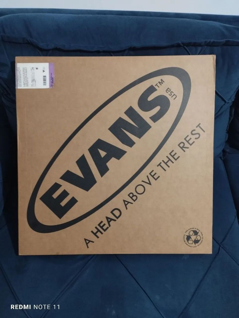 Pele de bateria Evans eq4 20" - Foto 2