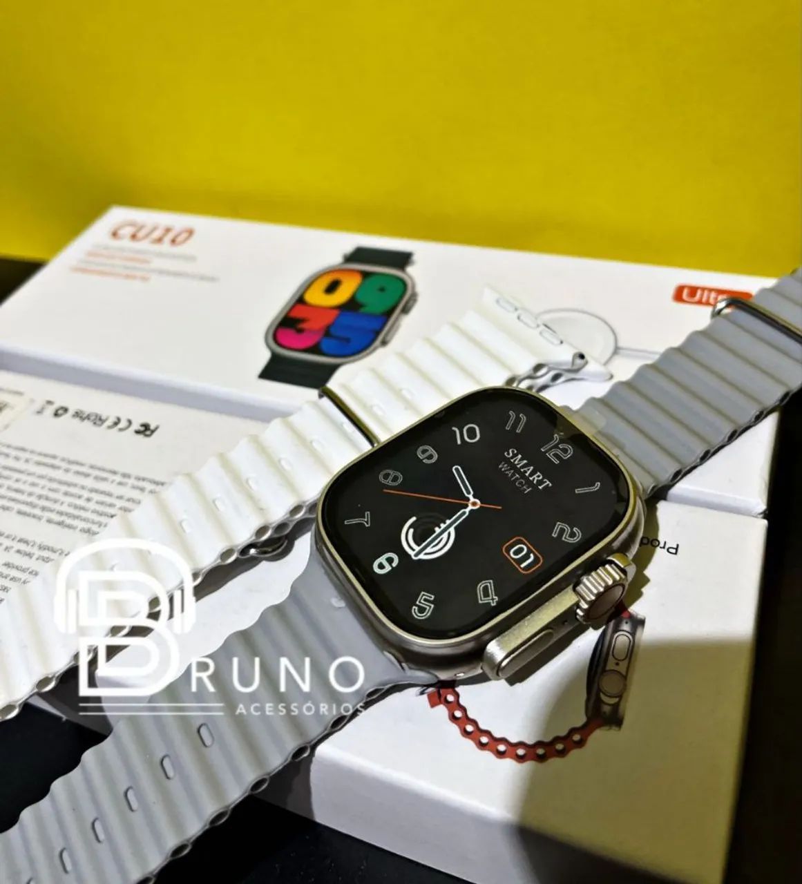 Smartwatch cs10 relogio inteligente com Bluetooth, esporte e GPS  - Foto 6