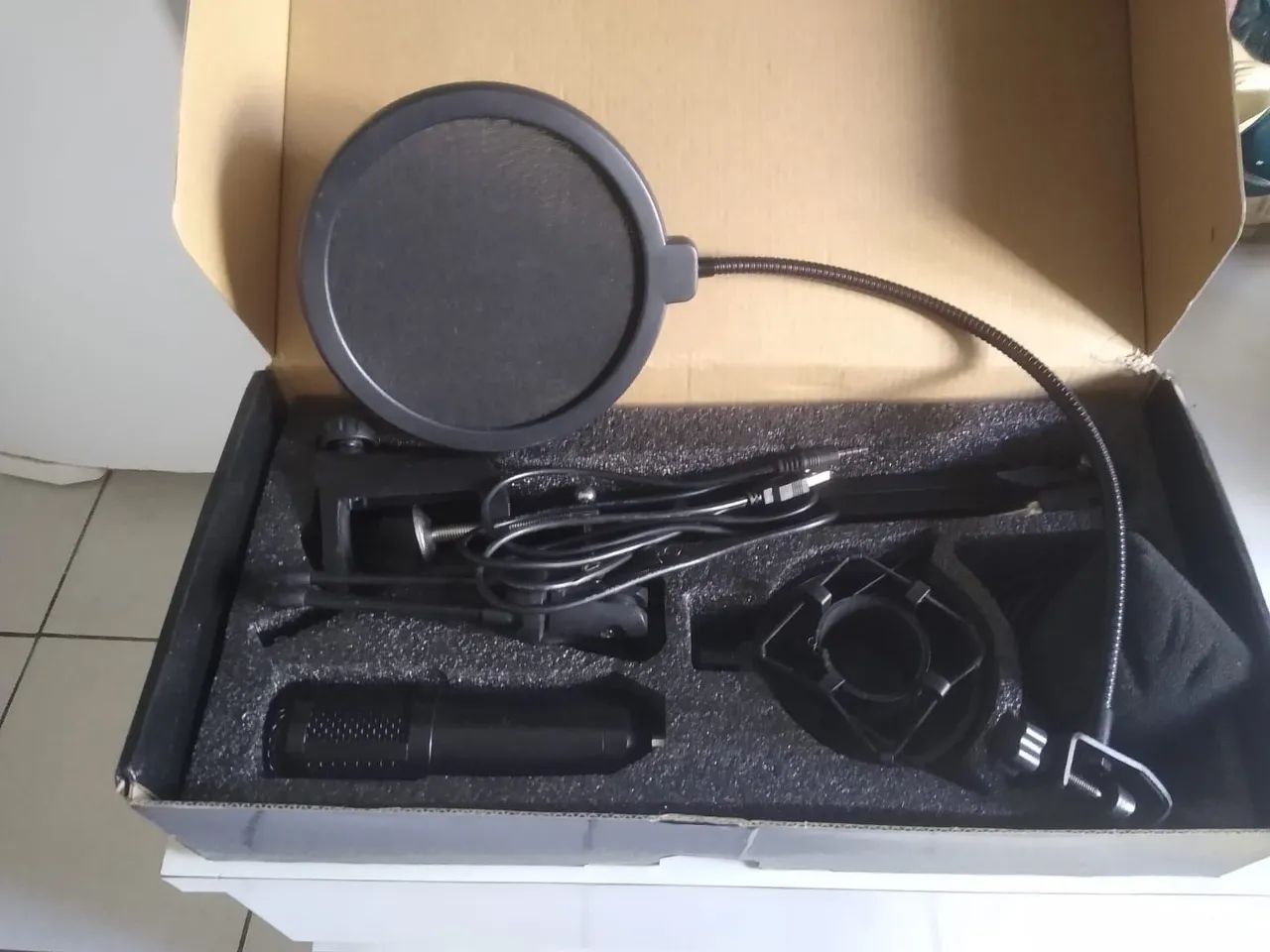 Microfone Condensador VEDO VD800 para Gravação USB - Foto 4