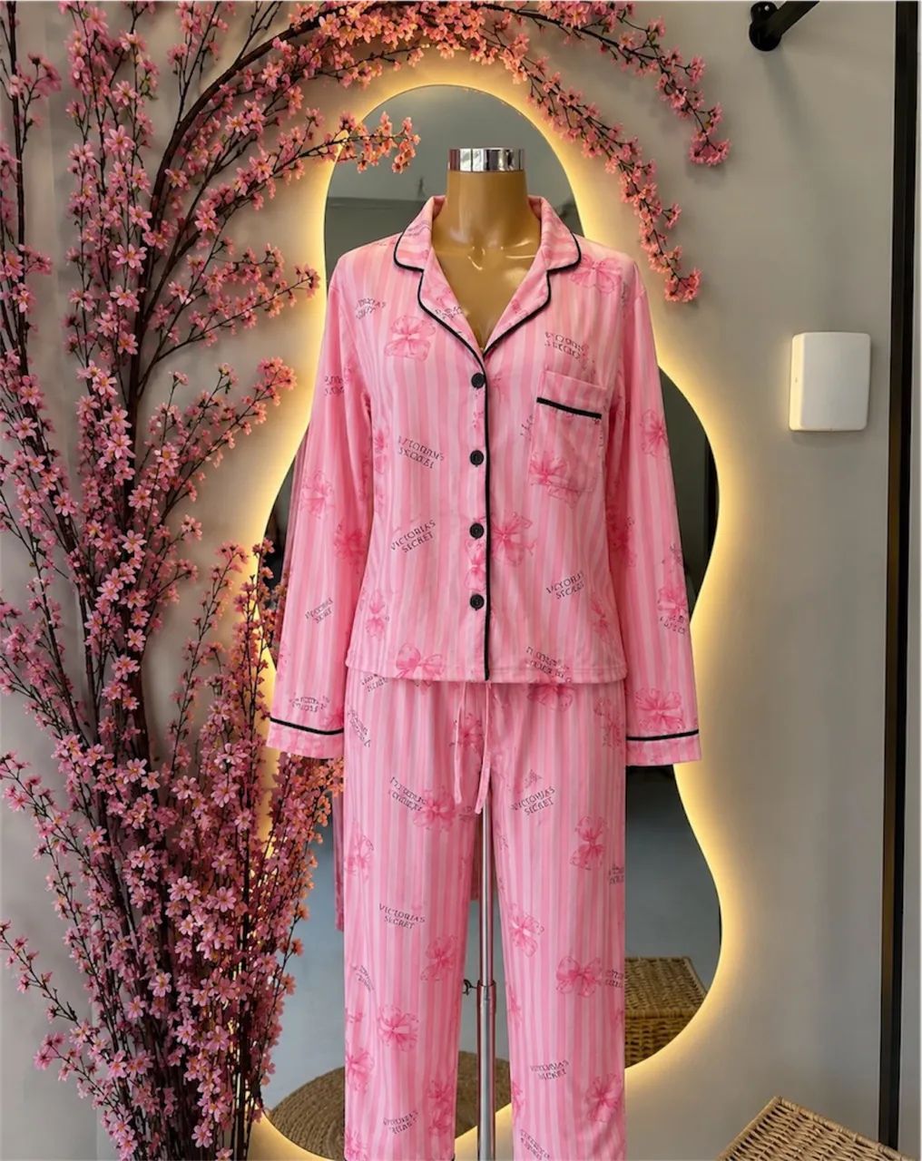 Pijamas manga longa 