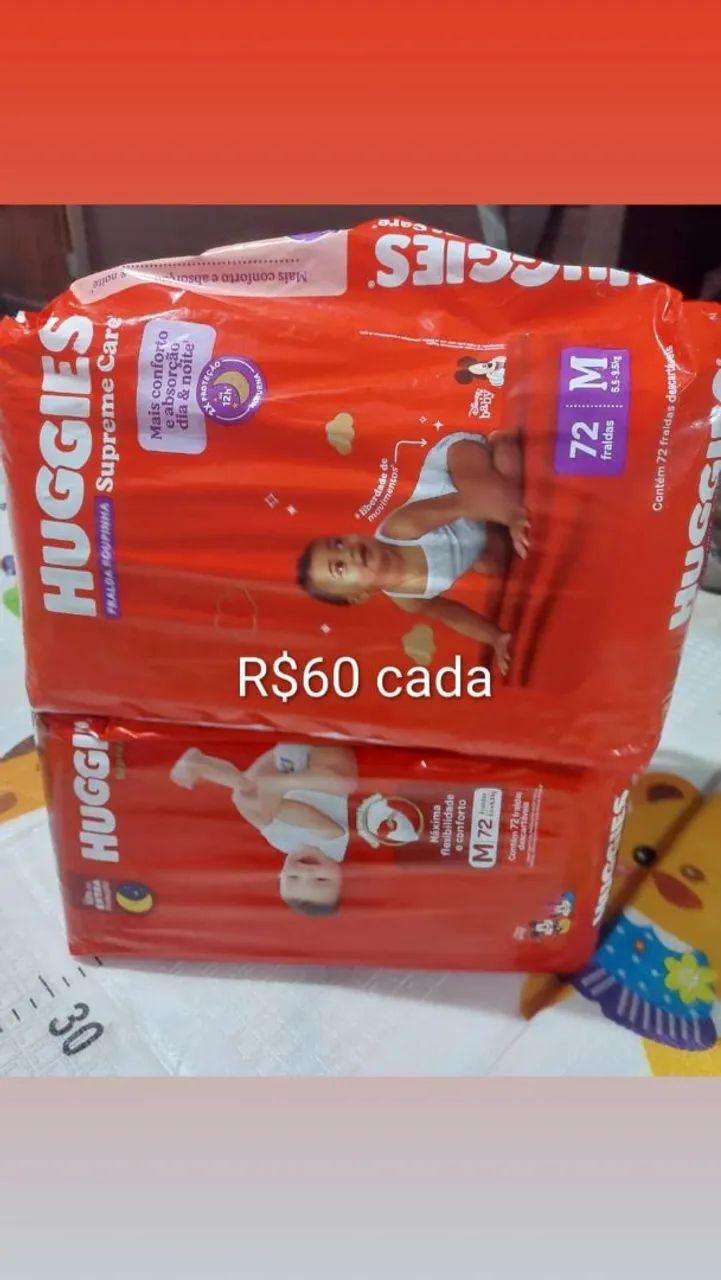 Fraldas tam M - Foto 3