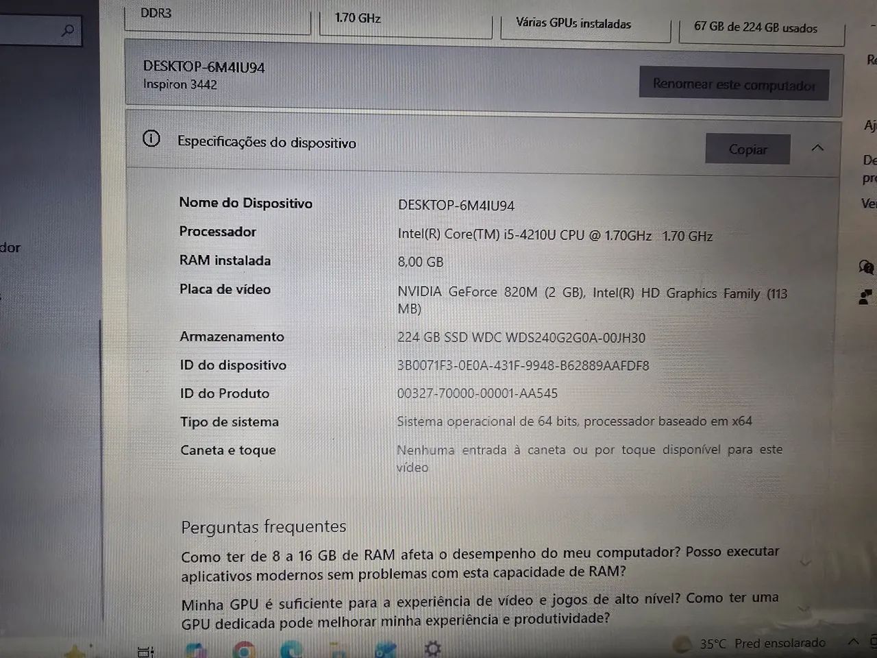 Oferta Notebook Dell